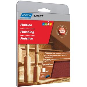 Papier de verre Symantec - Grain 120 - 230x280mm Papier de verre Symantec - Grain 120 - 230x280mm