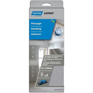 Tampon abrasif Norton 93 x 230 mm - Lot de 3 Tampon abrasif Norton 93 x 230 mm - Lot de 3