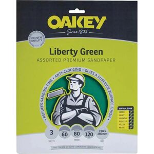 Oakey Model: 63642584727 Green Aluminium Oxide Sheets - Sandpaper Sheets Oakey Model: 63642584727 Green Aluminium Oxide Sheets - Sandpaper Sheets