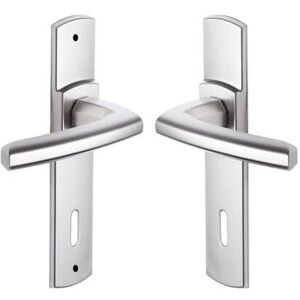 Ensemble de Poignées de Porte VACHETTE - 165mm Interaxe Velours Chromé - Publicité Ensemble de Poignées de Porte VACHETTE - 165mm Interaxe Velours Chromé - Publicité