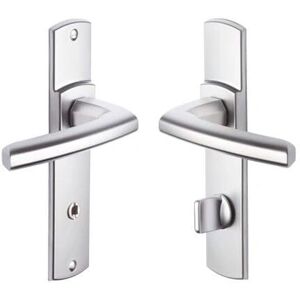 Ensemble serrure Bezault 165 mm Chrome velours - Set de serrure - Publicité Ensemble serrure Bezault 165 mm Chrome velours - Set de serrure - Publicité