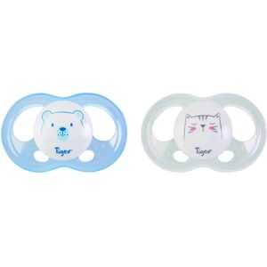 TIGEX Koala Blau Siliconen Fopspeen - 0-6 Maanden TIGEX Koala Blau Siliconen Fopspeen - 0-6 Maanden