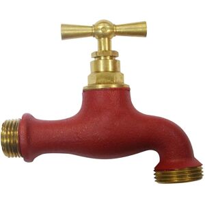 BOUTTÉ Rikki Tikki 0182893 - Rubinetto da esterni in ottone - Rosso BOUTTÉ Rikki Tikki 0182893 - Rubinetto da esterni in ottone - Rosso