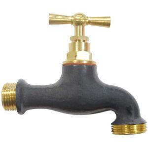 BOUTT Rikki Tikki 0182923 - Rubinetto da giardino, grigio e ardesia, installazione facile BOUTT Rikki Tikki 0182923 - Rubinetto da giardino, grigio e ardesia, installazione facile