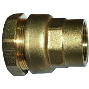 Boutte Messing Rechte Buisverbinding - 20x27mm Vrouwelijk - Buis Type Boutte Messing Rechte Buisverbinding - 20x27mm Vrouwelijk - Buis Type