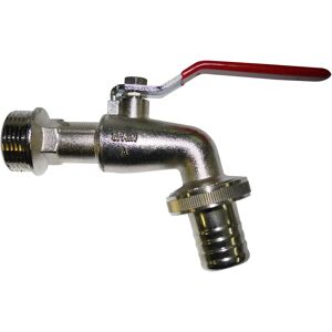 BOUTT R200BJ Messing Tuinslangkraantje - 1/4 omwenteling, 20x27, aansluiting 26x34, voor 19mm buizen BOUTT R200BJ Messing Tuinslangkraantje - 1/4 omwenteling, 20x27, aansluiting 26x34, voor 19mm buizen