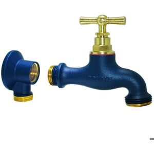 BOUTTÉ Grifo de latón para exterior y soporte de pared - Grifo y soporte en latón BOUTTÉ Grifo de latón para exterior y soporte de pared - Grifo y soporte en latón