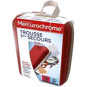 Trousse de Premiers Secours Mercurochrome - 17 composants - Publicité Trousse de Premiers Secours Mercurochrome - 17 composants - Publicité