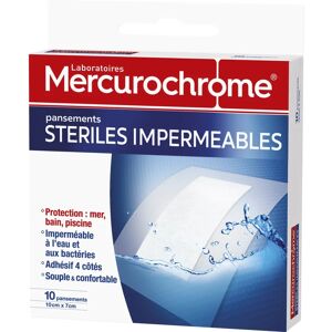 Mercurochrome Vattentäta Sterila Sårförband - 2 Kartonger med 10 Mercurochrome Vattentäta Sterila Sårförband - 2 Kartonger med 10