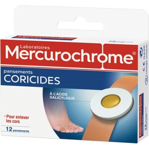 Mercurochrome Modèle - Bandages Coricide - Bandages - Publicité Mercurochrome Modèle - Bandages Coricide - Bandages - Publicité