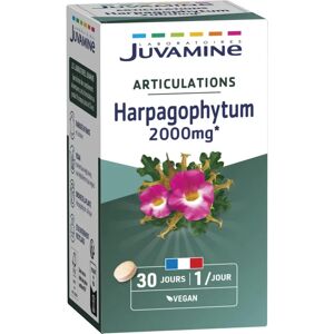 Juvamine Harpagophytum 2000 mg - Soutien des Articulations - 30 Comprimés - Publicité Juvamine Harpagophytum 2000 mg - Soutien des Articulations - 30 Comprimés - Publicité