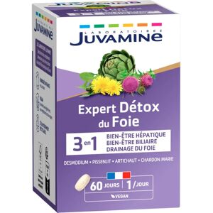 Juvamine Soutien hépatique aux plantes - 60 Comprimés - Publicité Juvamine Soutien hépatique aux plantes - 60 Comprimés - Publicité
