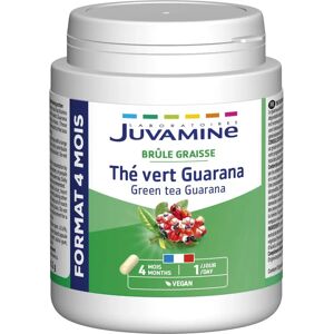 Juvamine Thé Vert Guarana Complément Alimentaire - 120 Capsules Végétales - Publicité Juvamine Thé Vert Guarana Complément Alimentaire - 120 Capsules Végétales - Publicité