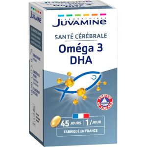 Juvamine Oméga 3 DHA 45 Capsules - Complément alimentaire - Publicité Juvamine Oméga 3 DHA 45 Capsules - Complément alimentaire - Publicité