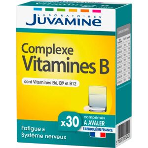 Juvamine Complexe de Vitamine B - Soutient Énergie & Système Nerveux - Publicité Juvamine Complexe de Vitamine B - Soutient Énergie & Système Nerveux - Publicité