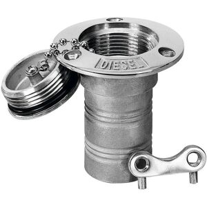 Plastimo - Stainless Steel Water Deck Filler - Ø75mm - Deck Filler Plate Plastimo - Stainless Steel Water Deck Filler - Ø75mm - Deck Filler Plate