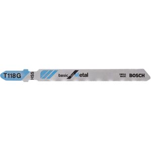 Bosch T118G High-Speed Steel Jigsaw Blades - Pack of 5 Bosch T118G High-Speed Steel Jigsaw Blades - Pack of 5
