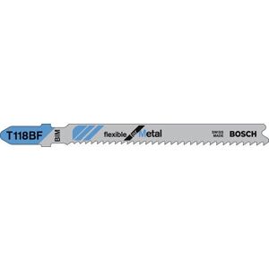 Lame de scie sauteuse Bosch T 118 BF - Coupe métal Lame de scie sauteuse Bosch T 118 BF - Coupe métal