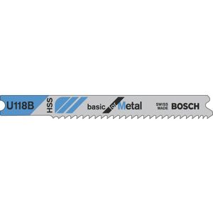 Bosch U 118 B Basic pour Métal Lame de scie sauteuse - Métal - Publicité Bosch U 118 B Basic pour Métal Lame de scie sauteuse - Métal - Publicité