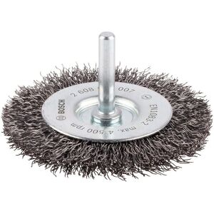 Bosch Wire Brush - 75mm, 0.3mm wire, 8mm shaft - Fin Finish Bosch Wire Brush - 75mm, 0.3mm wire, 8mm shaft - Fin Finish