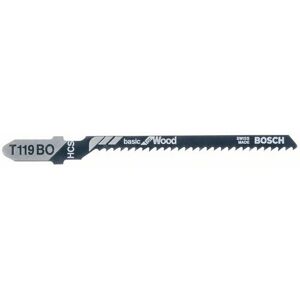 Bosch T 119 BO - Lame pour coupes courbes pour bois tendre Bosch T 119 BO - Lame pour coupes courbes pour bois tendre