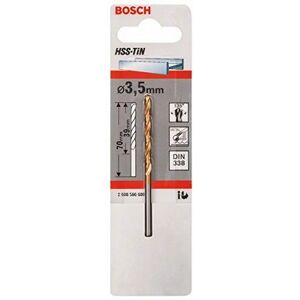 Bosch Accessories 2608596686 HSS Metal Drill 3.5mm - Long 70mm - DIN 338 Bosch Accessories 2608596686 HSS Metal Drill 3.5mm - Long 70mm - DIN 338