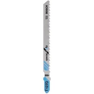 Bosch T 127 D High-Speed Steel (HSS) Jigsaw Blade - 100 pcs Bosch T 127 D High-Speed Steel (HSS) Jigsaw Blade - 100 pcs