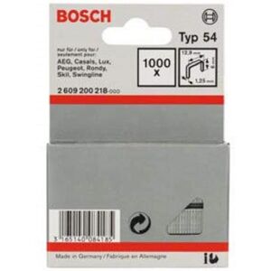 Bosch Modèle 2609200218 - Agrafes à fil plat - 12,9x1,25x6 mm - 1000 pièces Bosch Modèle 2609200218 - Agrafes à fil plat - 12,9x1,25x6 mm - 1000 pièces