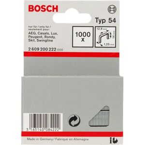 Bosch Modèle 2609200222 Agrafes à fil plat - Pack de 1000 - Publicité Bosch Modèle 2609200222 Agrafes à fil plat - Pack de 1000 - Publicité