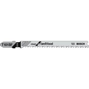 Bosch T101BF Jigsaw Blade - Hard Wood - Pack of 5 Bosch T101BF Jigsaw Blade - Hard Wood - Pack of 5