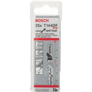 Bosch T 144 DF Jigsaw Blade - Hardwood, Sharp Teeth, 100mm Bosch T 144 DF Jigsaw Blade - Hardwood, Sharp Teeth, 100mm