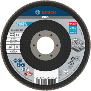 Disque à lamelles Bosch X571 pour Métal - Fibre, 115mm, G60 - Publicité Disque à lamelles Bosch X571 pour Métal - Fibre, 115mm, G60 - Publicité