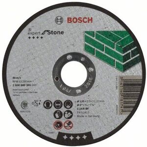 Bosch Modèle 2608600385 - Disque de coupe pour pierre - Accessoire meuleuse angulaire - Publicité Bosch Modèle 2608600385 - Disque de coupe pour pierre - Accessoire meuleuse angulaire - Publicité