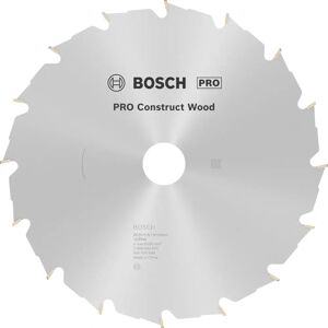 Bosch Construct Wood Circular Saw Blade - 16 Teeth - Durable Carbide - 230x30x2.8mm Bosch Construct Wood Circular Saw Blade - 16 Teeth - Durable Carbide - 230x30x2.8mm