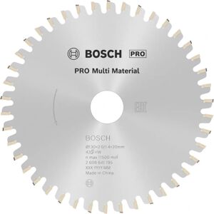Bosch Multi Material Cirkelzaagblad - 130x20/16x2mm - 42 Tands Bosch Multi Material Cirkelzaagblad - 130x20/16x2mm - 42 Tands