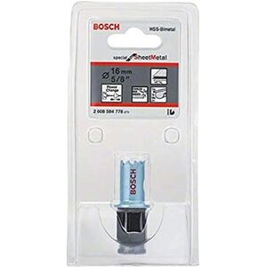 Bosch Metal Sheet Hole Saw - Durable, 17mm, Black/Blue - Hole Saw Bosch Metal Sheet Hole Saw - Durable, 17mm, Black/Blue - Hole Saw