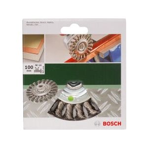Bosch Wire Wheel - Stainless Steel - 100mm - High-Speed Cleaning Bosch Wire Wheel - Stainless Steel - 100mm - High-Speed Cleaning