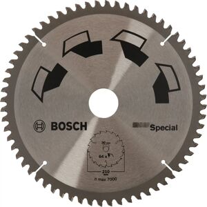 Bosch 2609256893 Cirkelzaagblad - Multi Material, 210 mm, 64 Tanden Bosch 2609256893 Cirkelzaagblad - Multi Material, 210 mm, 64 Tanden