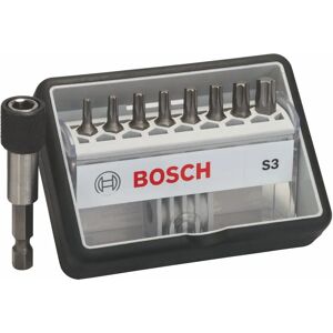 Bosch Professional Bits Set - Robust Line, 8+1-Piece, Extra Hard, 25mm - Screwdriver Bits Bosch Professional Bits Set - Robust Line, 8+1-Piece, Extra Hard, 25mm - Screwdriver Bits