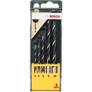 Bosch 2607019440 5-Piece Wood Drill Bit Set - Precision, 4-10mm Bosch 2607019440 5-Piece Wood Drill Bit Set - Precision, 4-10mm