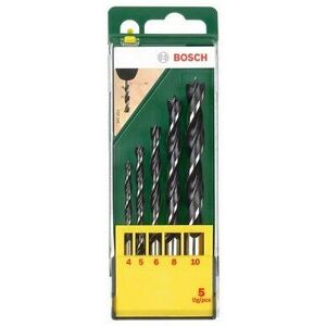 Bosch 2607019440 5-Piece Wood Drill Bit Set - Precision, 4-10mm Bosch 2607019440 5-Piece Wood Drill Bit Set - Precision, 4-10mm