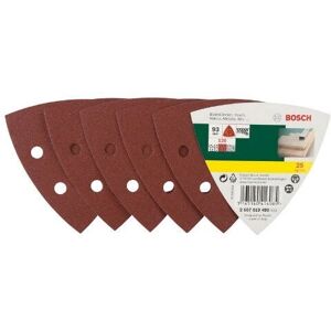 Bosch Delta Sandpaper Hook & Loop Perforated - 120 Grit - 25 pcs Bosch Delta Sandpaper Hook & Loop Perforated - 120 Grit - 25 pcs