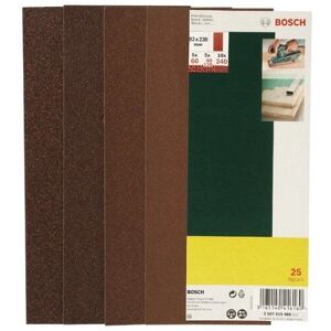 Bosch 2607019498 abrasive sheet set - 25 pcs Bosch 2607019498 abrasive sheet set - 25 pcs