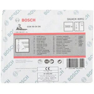 Bosch Modell SN34DK 80RG Verzinkte Nägel - Innenbereich - 80mm Bosch Modell SN34DK 80RG Verzinkte Nägel - Innenbereich - 80mm