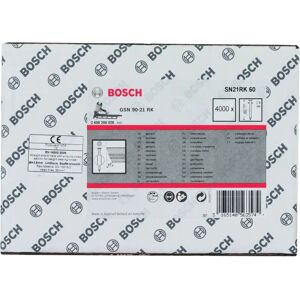 Bosch SN21RK Nails - Zinc-coated, 60mm, Indoor Use - Nails Bosch SN21RK Nails - Zinc-coated, 60mm, Indoor Use - Nails