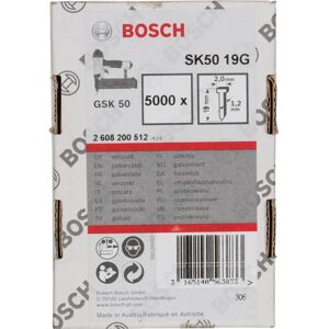 Bosch Zinc Coated SK50 Nails - 19mm - 5000 pcs - Interior Use Bosch Zinc Coated SK50 Nails - 19mm - 5000 pcs - Interior Use
