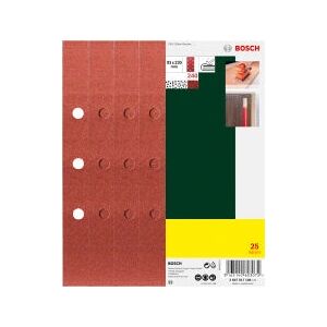 Bosch 2607017108 25 stuks Schuurpapier - Fijne Afwerking Bosch 2607017108 25 stuks Schuurpapier - Fijne Afwerking