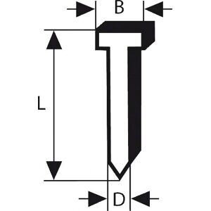 Bosch 2 608 200 535 stainless nails - Weatherproof, 50mm, SK64 Bosch 2 608 200 535 stainless nails - Weatherproof, 50mm, SK64