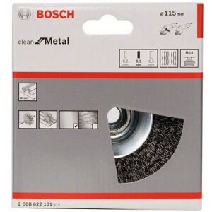 Bosch Model 2 608 622 101 Wire Wheel - Steel Finishing Brush Bosch Model 2 608 622 101 Wire Wheel - Steel Finishing Brush