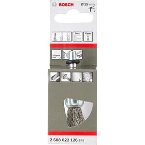 Bosch Fine Finish Brush - 15mm, 0.2mm, Stainless Steel - Brush Bosch Fine Finish Brush - 15mm, 0.2mm, Stainless Steel - Brush